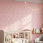 Self Adhesive 3D Foam Wall Panel Cushion Wallpaper (1 Pc, Pink, 69x35 Cm) - Image 4