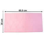 Self Adhesive 3D Foam Wall Panel Cushion Wallpaper (1 Pc, Pink, 69x35 Cm) - Image 6