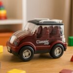 Friction-Powered Classic Jeep Toy Car for Kids (1 Pc)