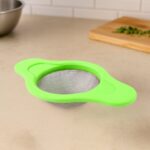 Supermom Stainless Steel Mesh Strainer with Dual Handle Plastic Frame (1 Pc) - Image 3