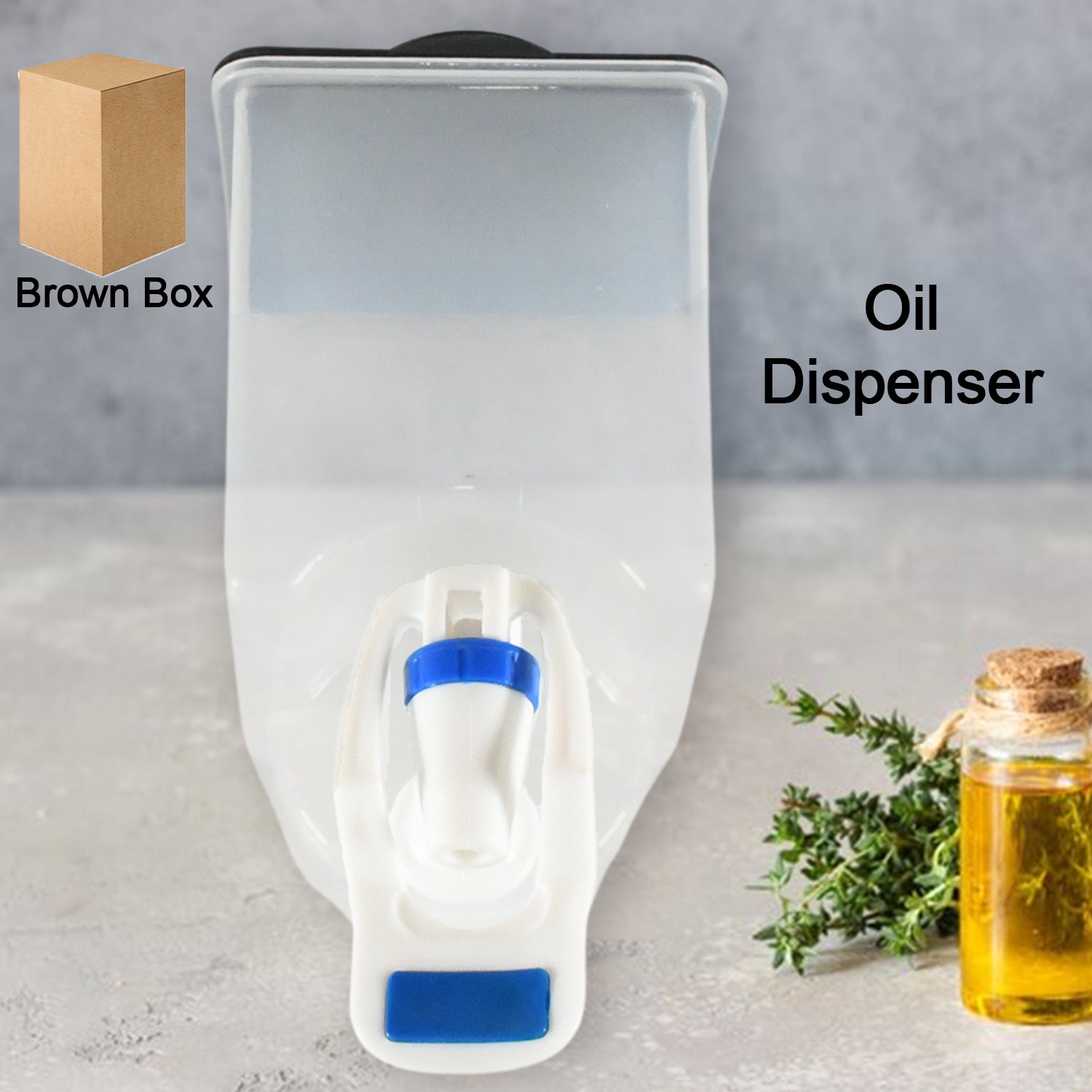 01 46be4c4e f83a 4a49 9ea9 1a76a998c916 Wall Mounted Oil Dispenser Bottle (1100ml Approx) - Image 1