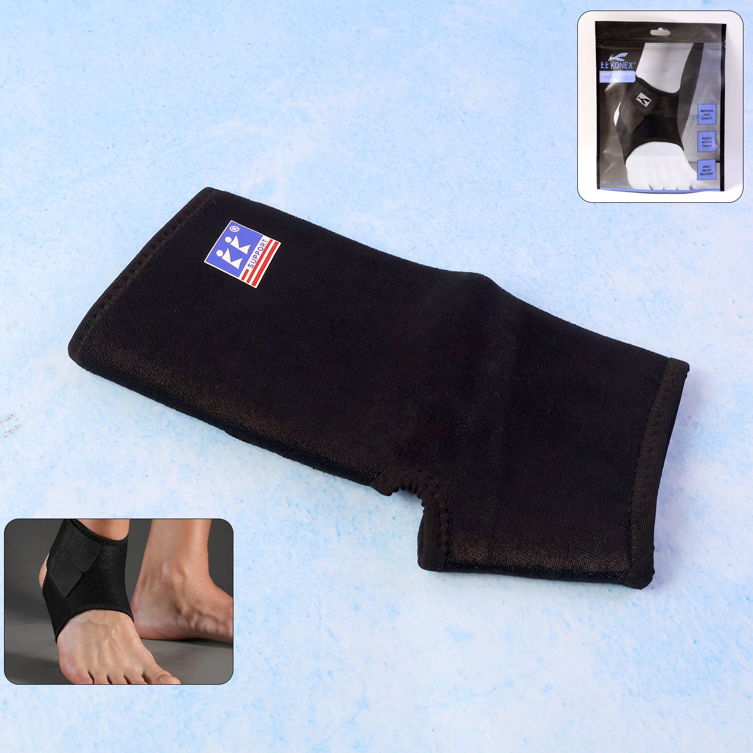 Adjustable Open-Patella Knee Support Brace (1 Pc)