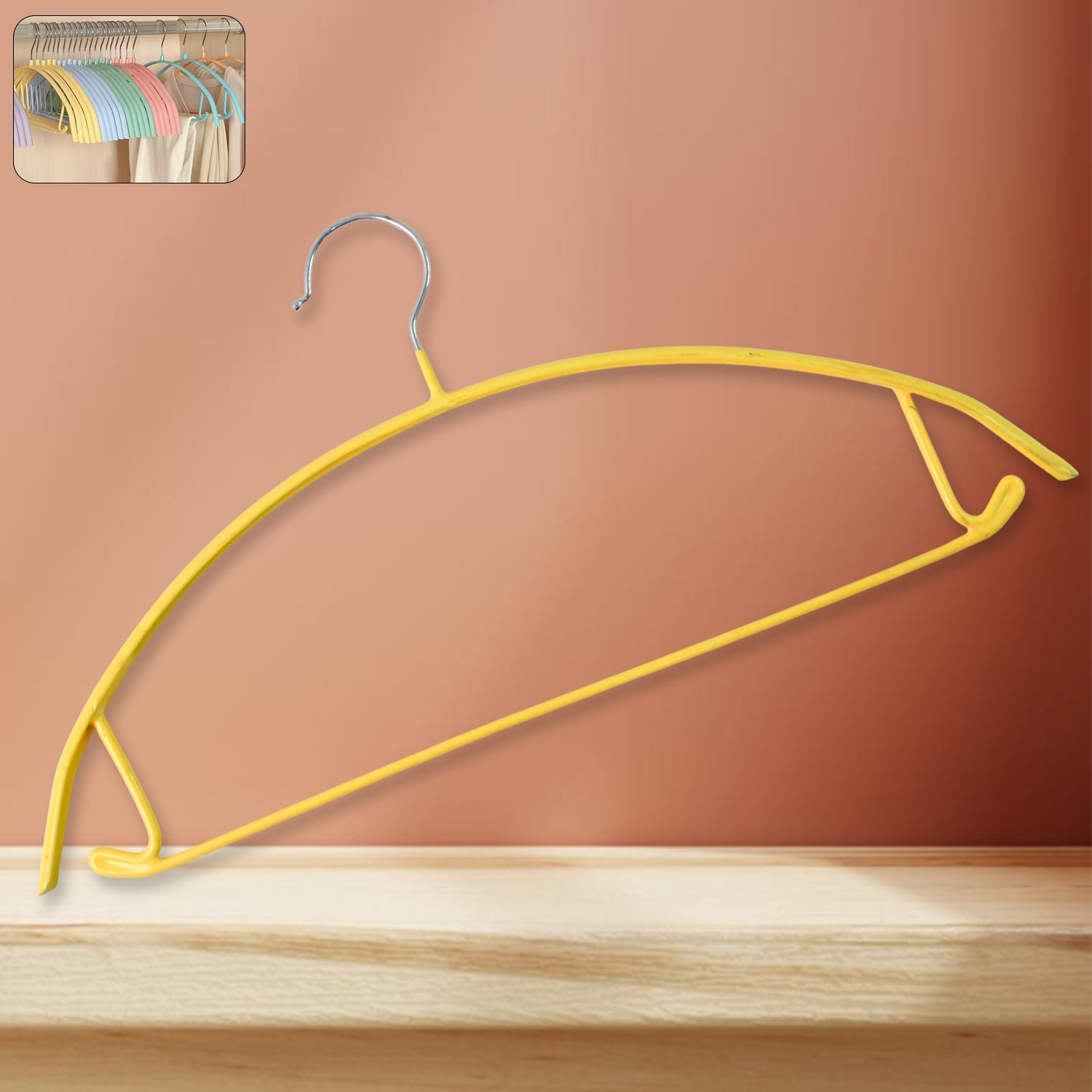 Premium Heavy Duty Multipurpose Clothes Hanger Metal Hook Cloth Hanger (1 Pc)