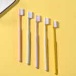 Plastic Toothbrush With Plastic Round Box (20 pcs Set) - Image 5