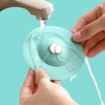 Creative 2-in-1 Light Green Silicone Sewer Sink Sealer Cover Drainer (multicolour) - Image 3