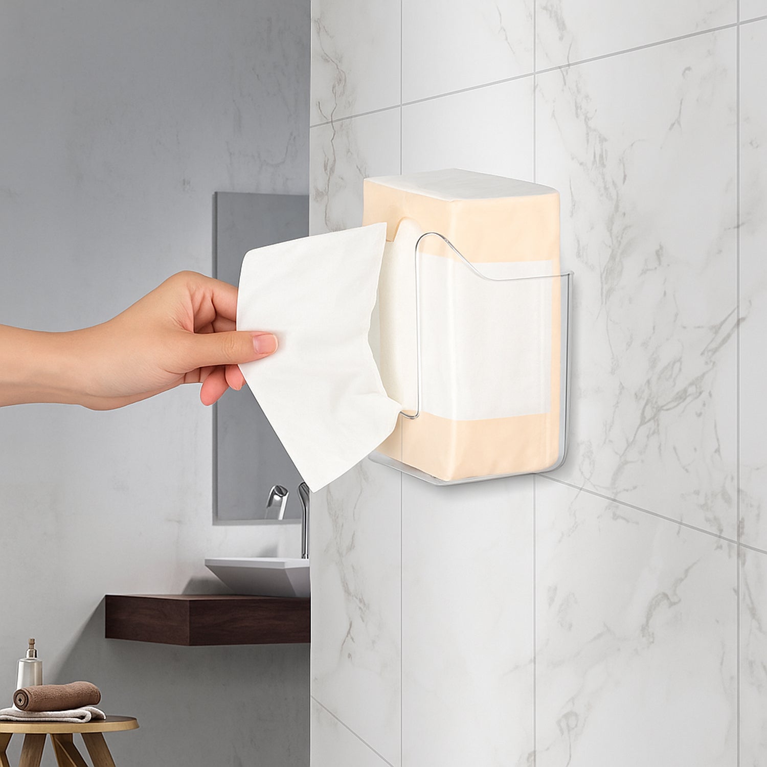 02 wpies holder Tissue & Napkin Dispenser Holder - (1 Pc) - Image 1