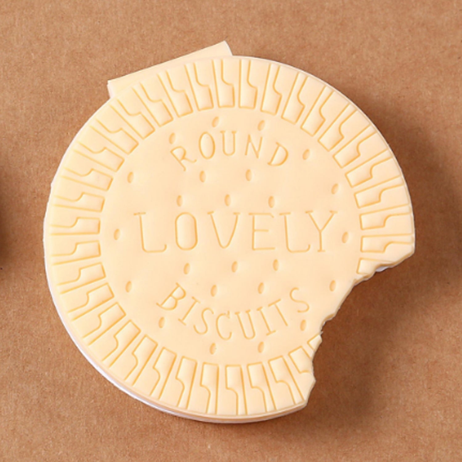 Round Biscuit-Scented Notebook – Fun Writing Copybook (1 Pc)
