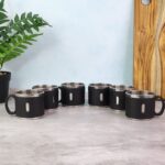 Apex Premium Stainless Steel Double Wall Coffee Mug Gift Set (6 Pc / 150 ML) - Image 3