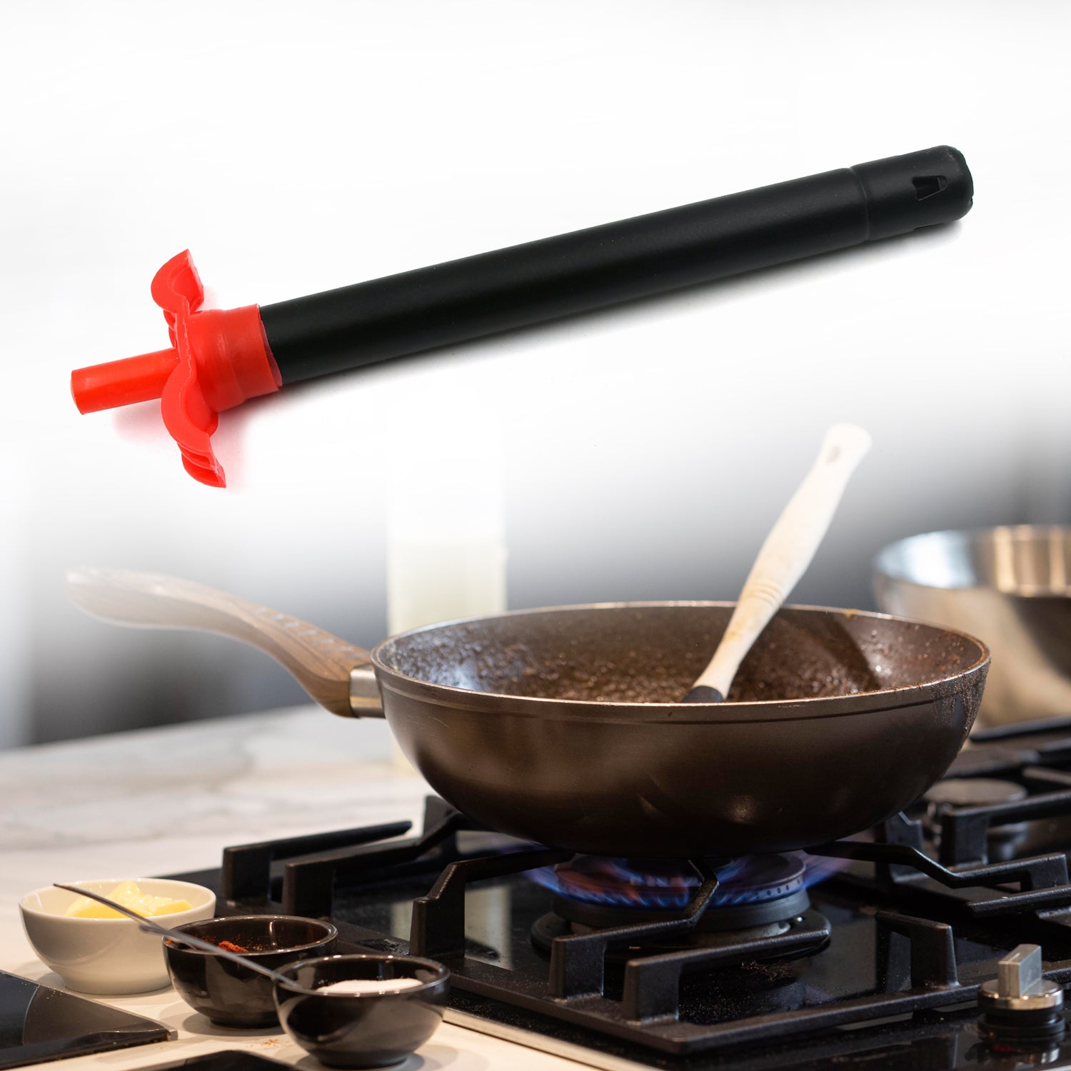 Stainless Steel Gas Lighter for Kitchen Stoves (1 Pc)