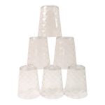 Apex Pyramid Design Unbreakable Plastic Glass – 300 ML - Image 5