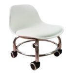 Heavy Duty Round Rolling Stool with Wheels Pedicure Stool (1 pc) - Image 5