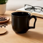 Premium Plastic Coffee / Tea Cups / Mug with Handle(1 Pc / Loose / Black)