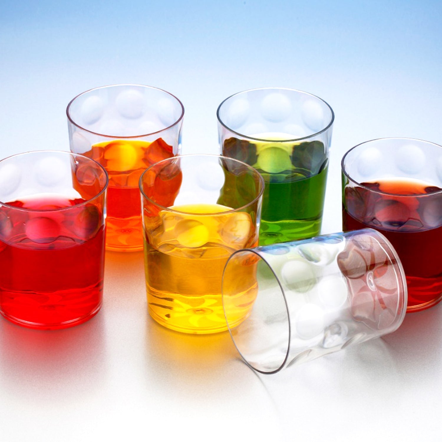 Multi Purpose Unbreakable Drinking Glass (Set of 6 Pieces) (300ml)