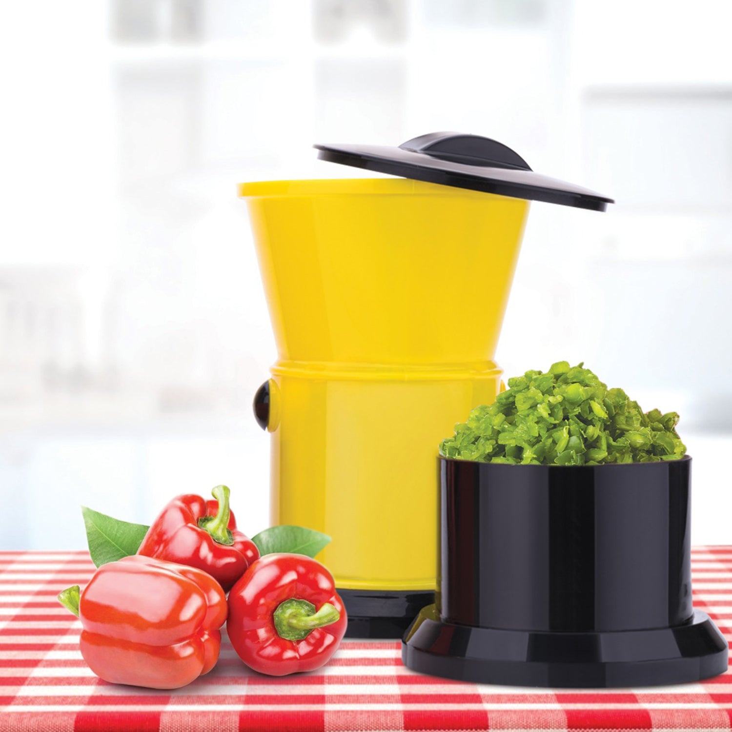 3image 664bdaad 9eb7 496a ba02 57589c393b9e Round Chilly Cutter and grinder tool with effective sharp chopping and cutting - Image 1