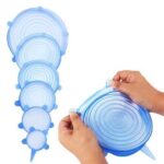 Silicone Lid Set – Stretchable Lids for Containers & Covers - Image 4
