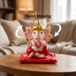 Small Hand-Moving Ganesha Idol with Rotating Hands (1 Pc) - Image 5