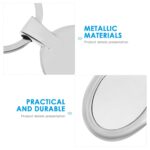 Elegant Oval Shape Metal Keychain for Personal Use - Image 4