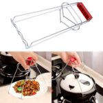 Heavy-Duty Stainless Steel Kitchen Dish Plate Bowl Vessel Gripper Tong (1 Pc) - Image 4